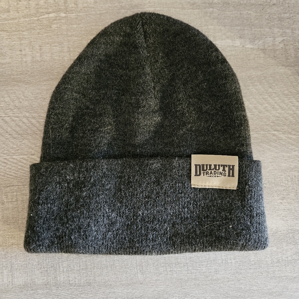 NWOT Duluth Trading Company Winter Beanie, Heather Navy Blue